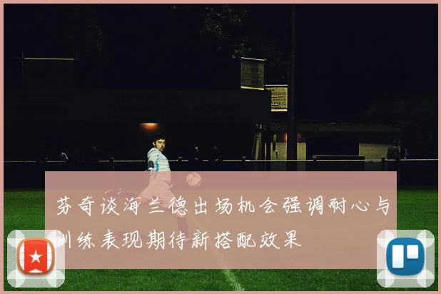 芬奇谈海兰德出场机会强调耐心与训练表现期待新搭配效果